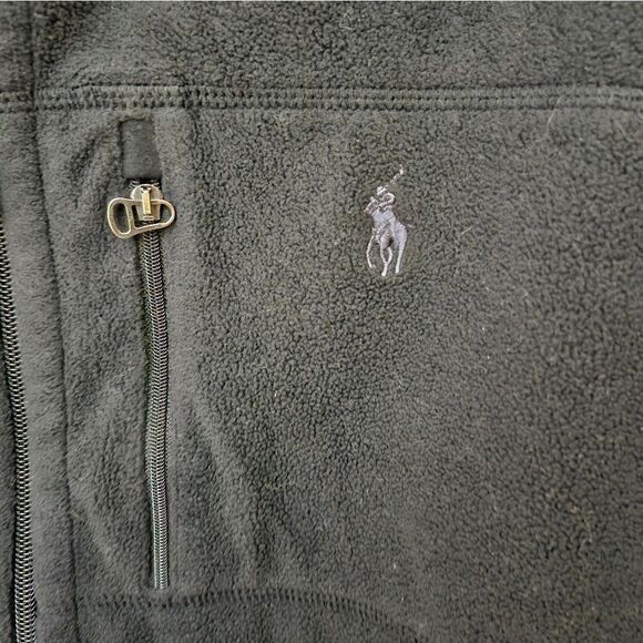 Polo by Ralph Lauren‎ Performance Black  full zip jacket Size LG - Picture 10 of 11